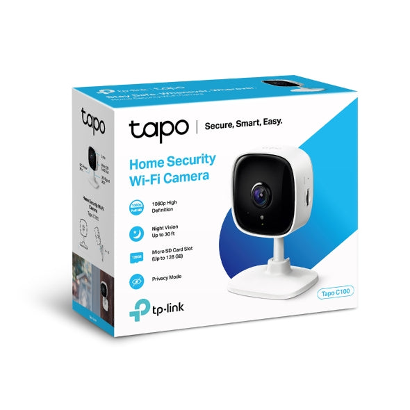 TP-Link Tapo C100 Wi-Fi Camera | 1080p HD, Night Vision