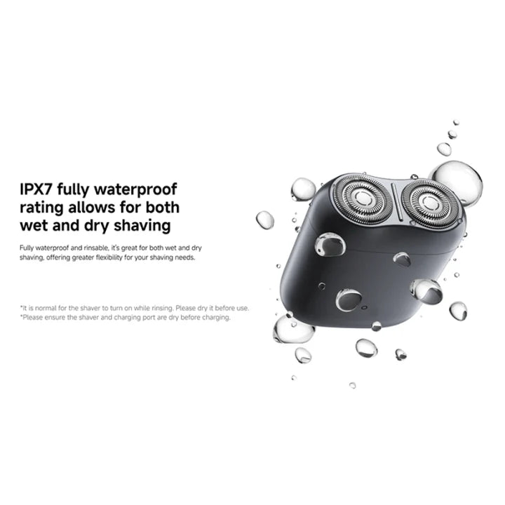 Xiaomi Electric Shaver S200 – Smart Sensor, IPX7 Waterproof, Compact Palm-Size