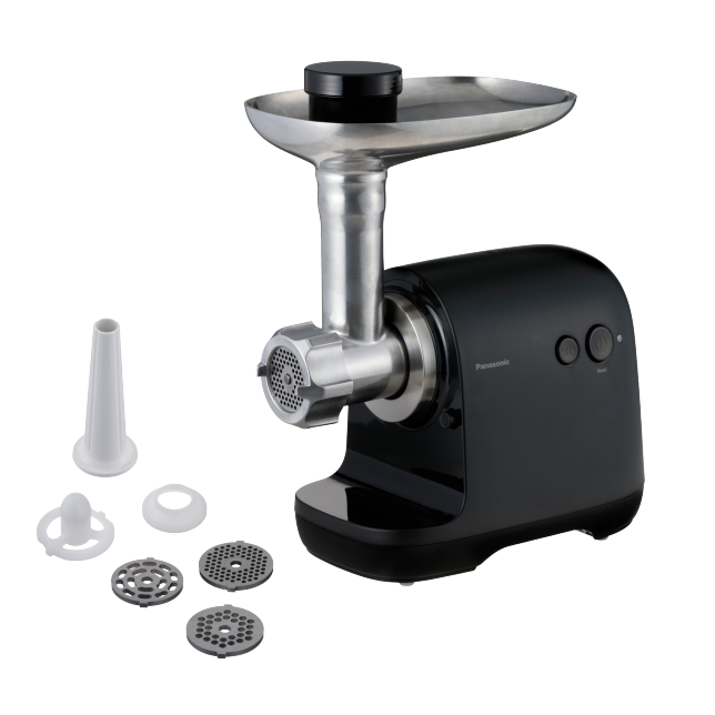 Panasonic MK-GX1710/GX1711 Meat Grinder | 1700W | 3 Cutting Plates | Kebbeh & Sausage Attachments