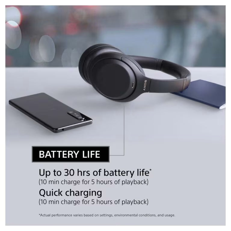 Sony WH-1000XM4 Wireless Noise-Canceling Headphones – LDAC Hi-Res, 30H Battery & Multipoint