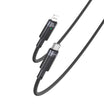 Yesido CA159 USB-C to Lightning Cable 27W with Auto Cut-Off - Fast Charging & Data Transfer - Black