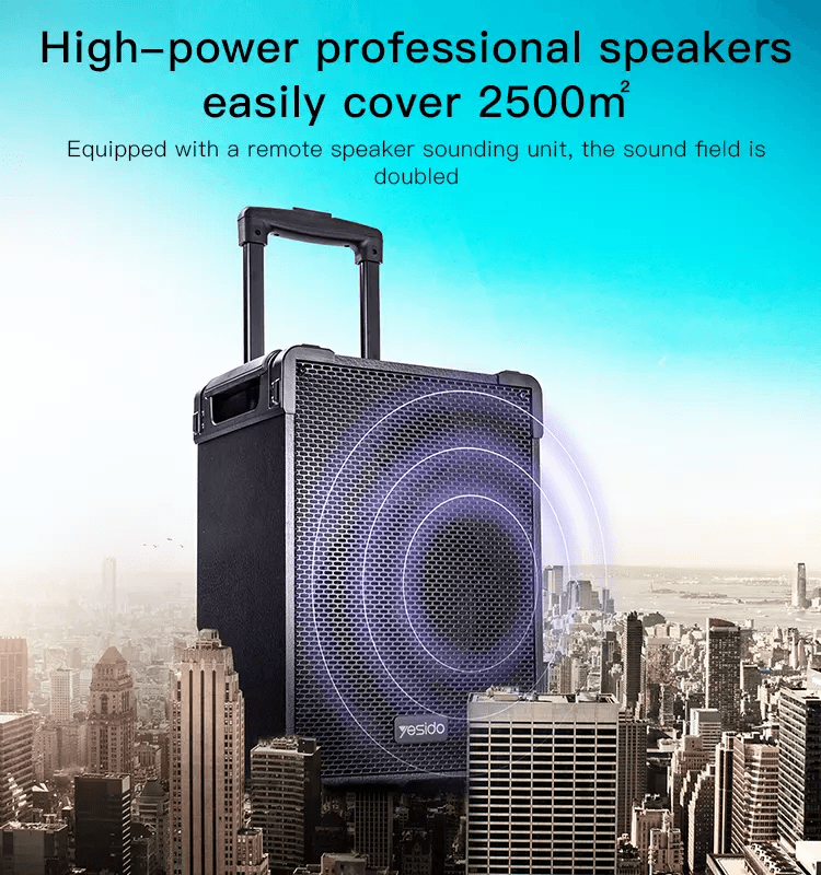 Yesido YSW15 Wireless Portable Speaker – 30W Powerful