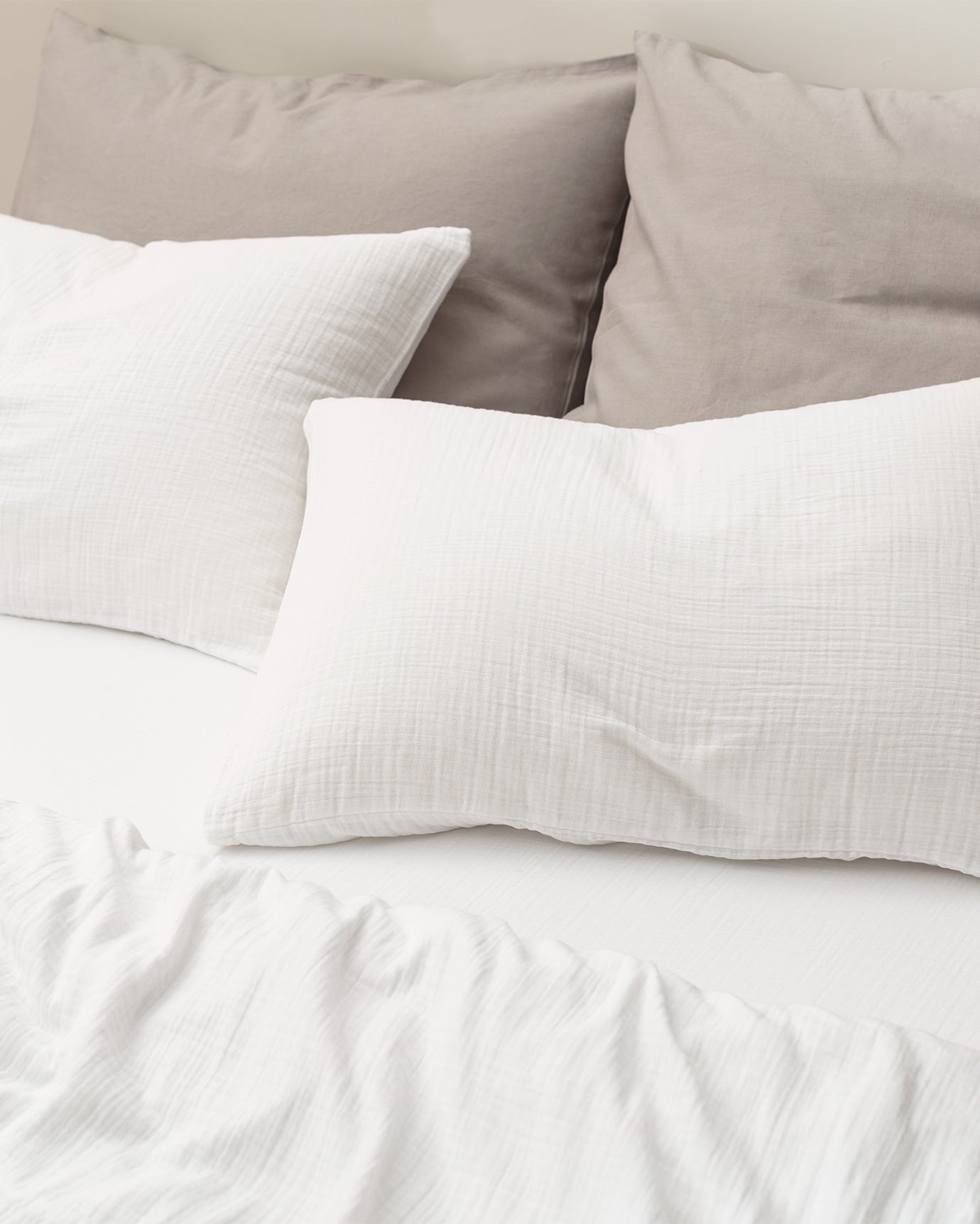 Marla Muslin Superking Size Duvet Cover Set - Fitted - Madame Coco JO