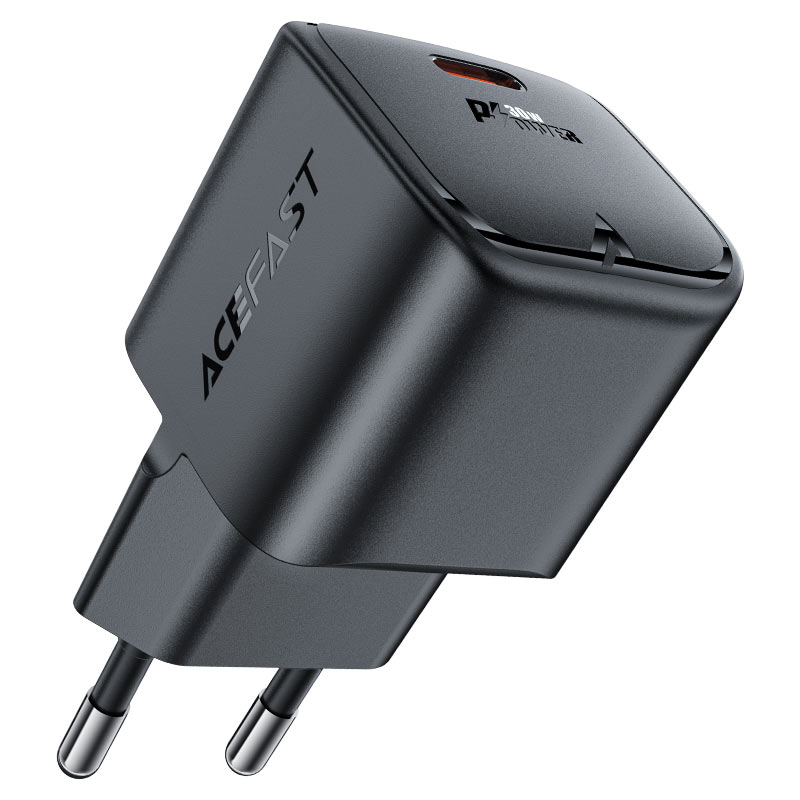 ACEFAST A77 Mini PD30W GaN Wall Charger Single USB-C EU Plug