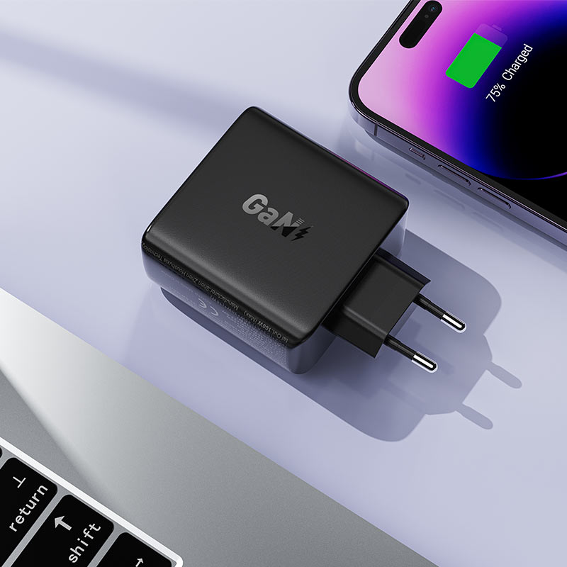 ACEFAST A94 PD100W GaN Wall Charger 4-Port (3×USB-C + USB-A) EU