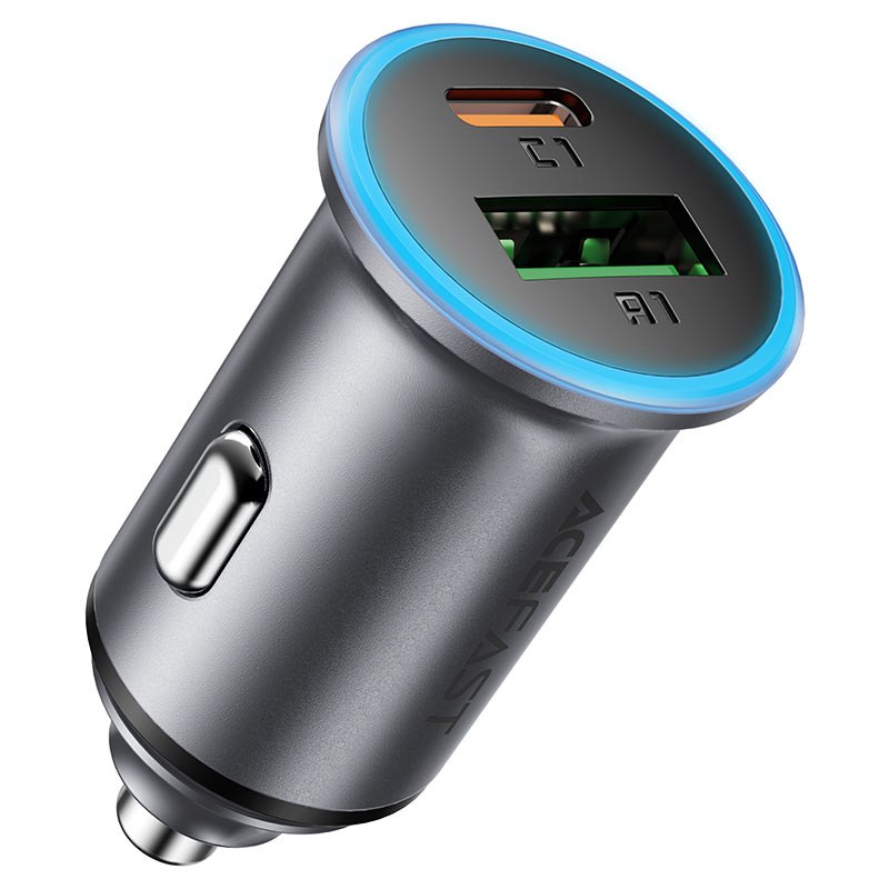 ACEFAST B15 65W Fast Car Charger Dual Port USB-C 65W + USB-A 36W