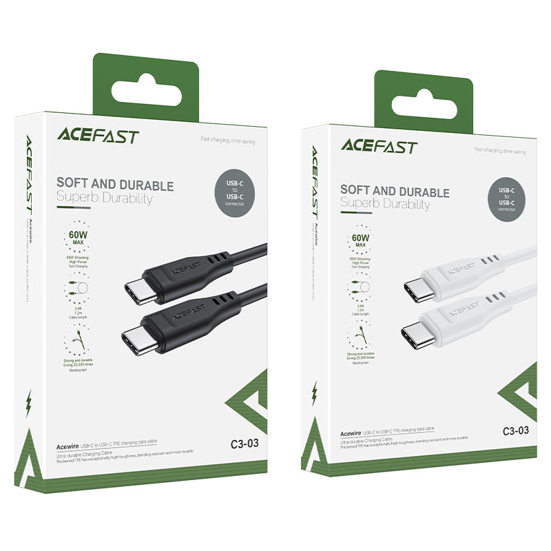 Acefast C3-03 USB-C to USB-C Fast Charging Cable