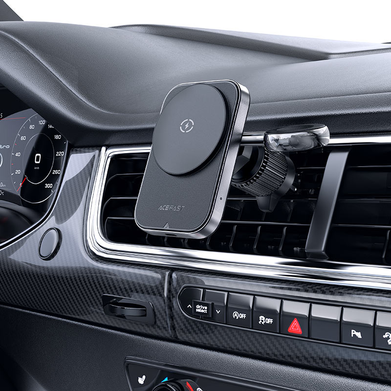 Acefast D18 15W Fast Wireless Car Charger & Magnetic Holder