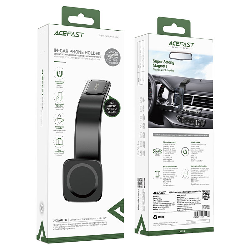 Acefast D29 Magnetic Car Mount – Secure Phone Holder