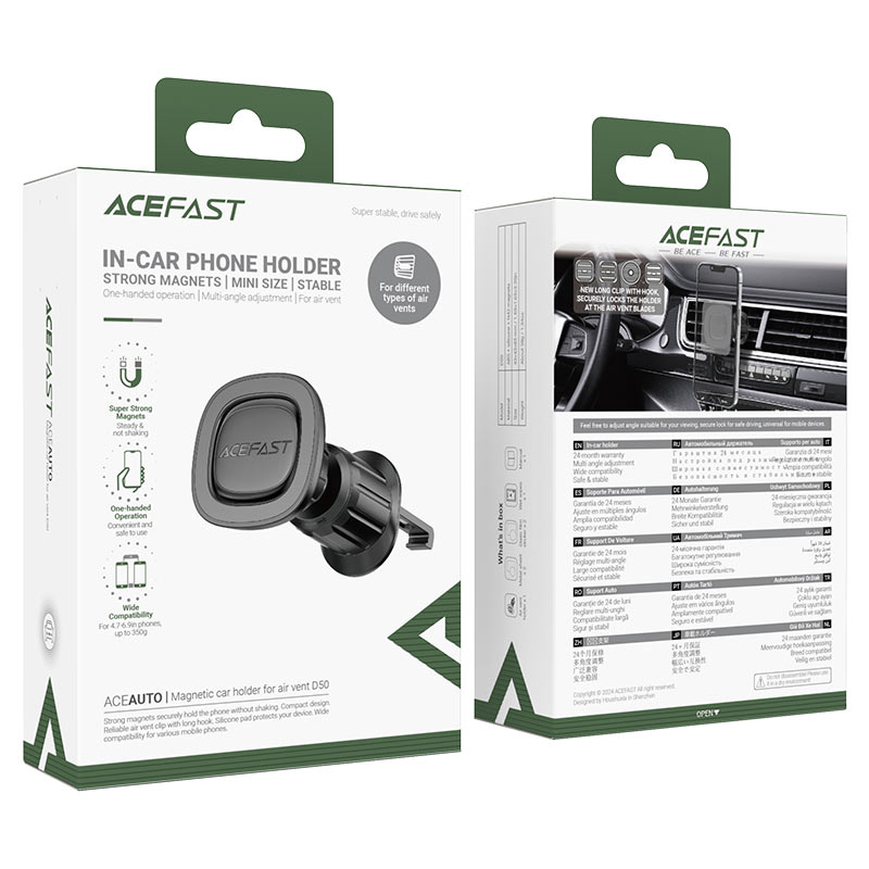 Acefast D50 Magnetic Car Mount – Secure Phone Holder