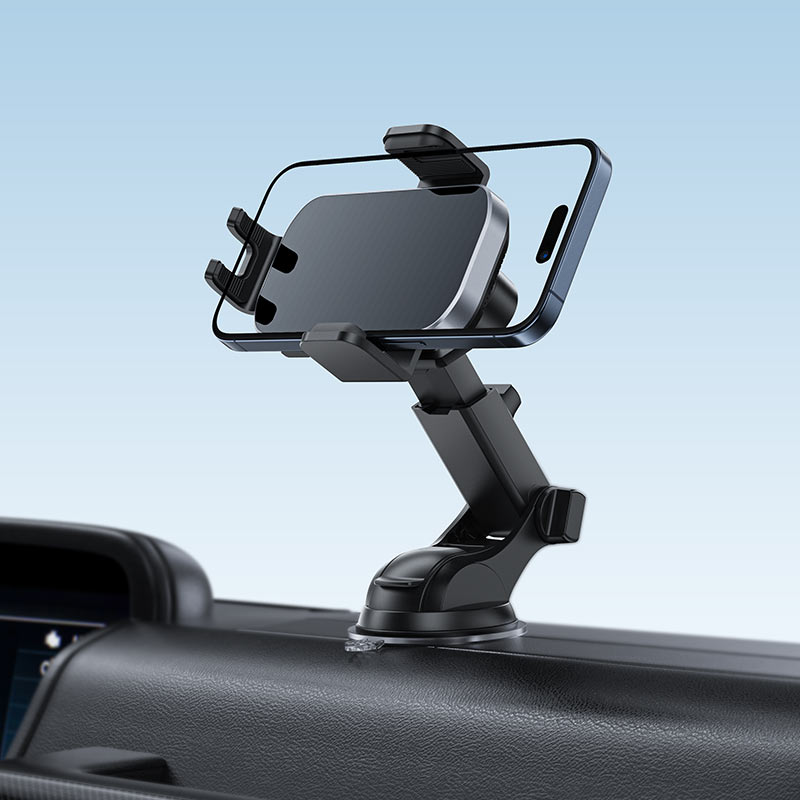ACEFAST D53 15W Wireless Charging Car Holder with Auto-Clamp & Telescopic Rod