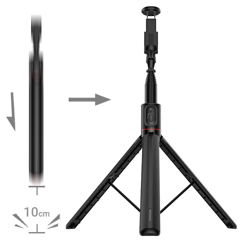ACEFAST E31 Selfie Stick with Automatic Tripod – 1.71m Telescopic, Bluetooth Remote