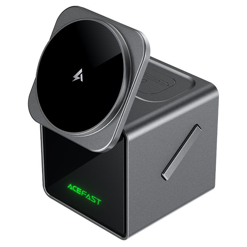 Acefast E34 3-in-1 Fast Wireless Charger Desktop Holder