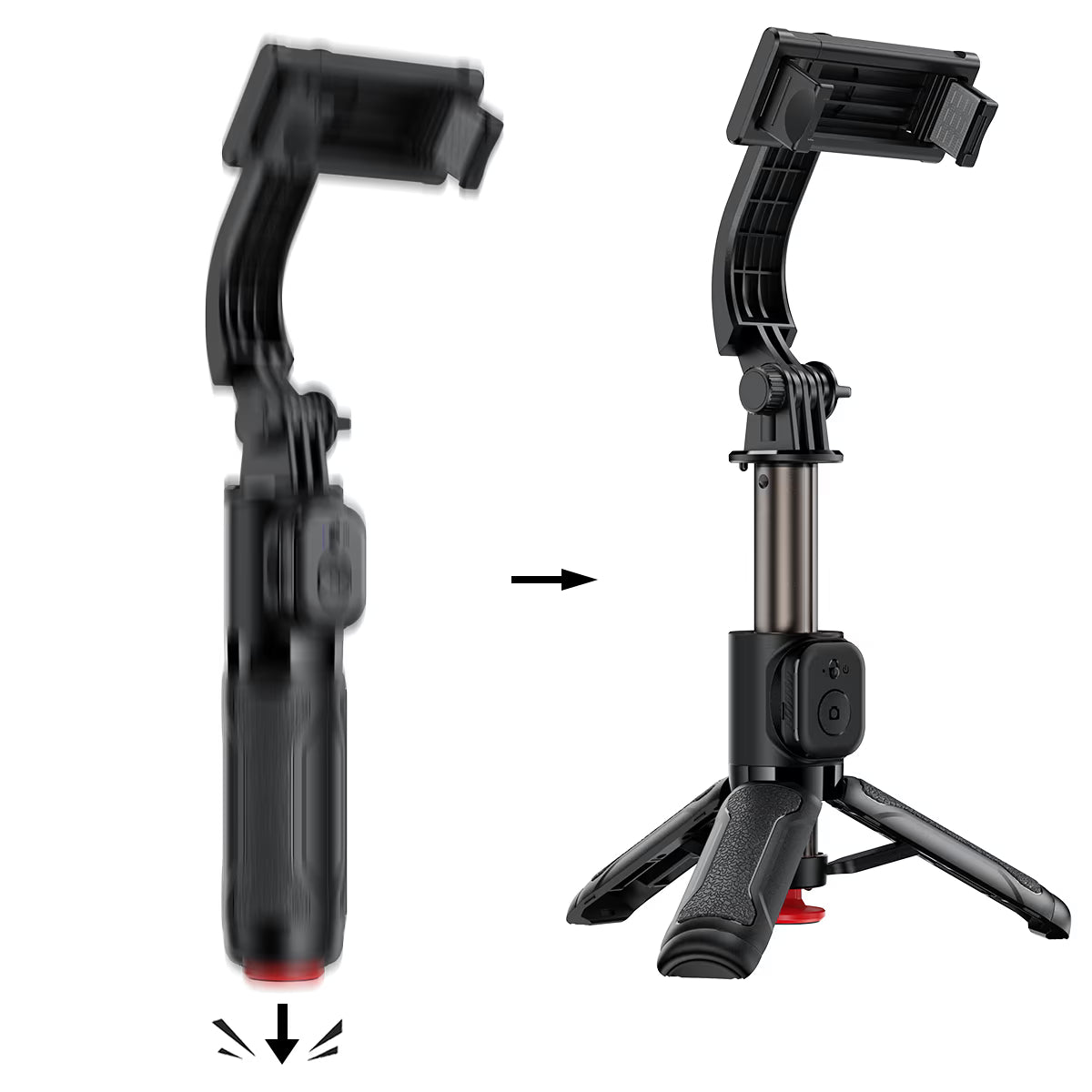ACEFAST E43 Selfie Stick with Automatic Tripod – Bluetooth Remote, 63cm