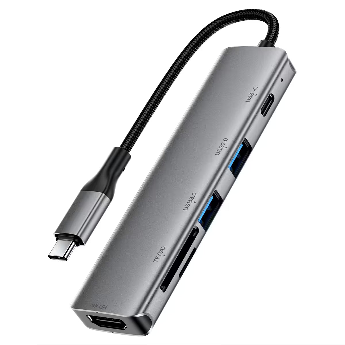ACEFAST J18 USB-C Docking Station 6-in-1 – 4K 60Hz, 90W PD, 5Gbps