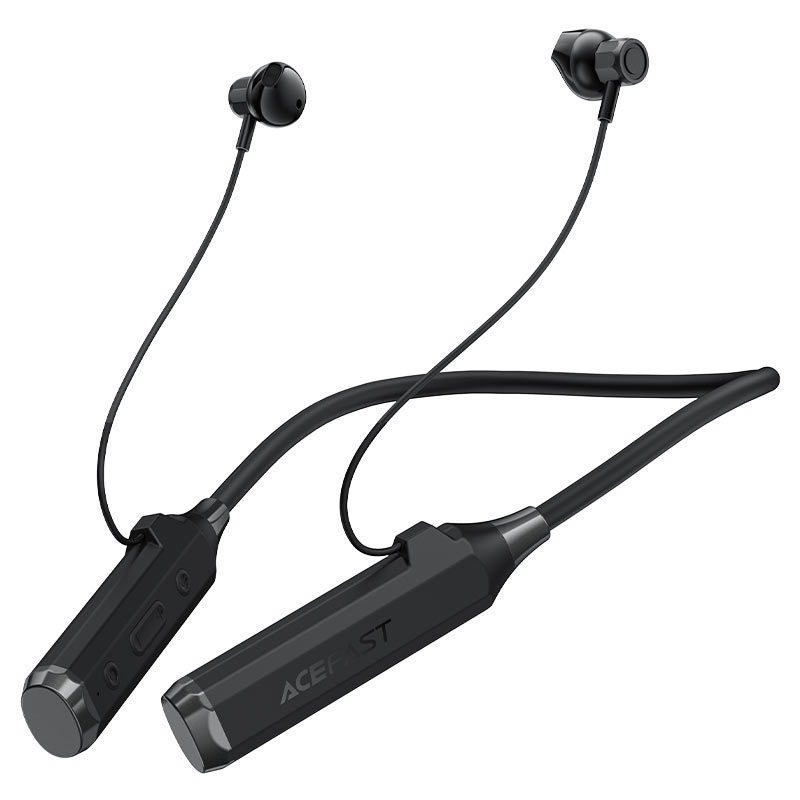 ACEFAST N6 Neck-Hanging Wireless Earphones – Bluetooth 5.4 | 130H Battery | LED Display | Bass Boost | Game Mode | IPX4