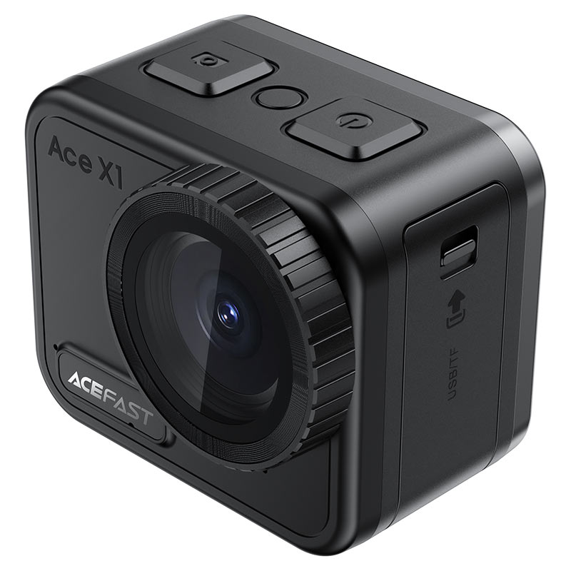 ACEFAST X1 4K Action Camera – 20MP, EIS, IPX8 21m Waterproof, Wi-Fi, Touch Screen