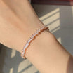 Open cubic zirconia decoration bracelet for women for party banquet wedding