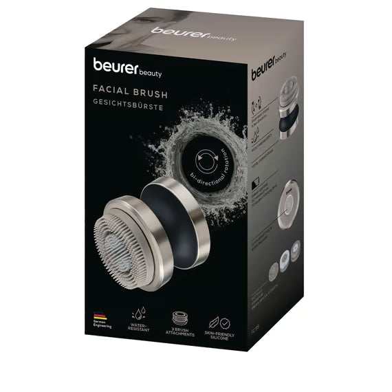 Beurer Facial Cleansing Brush - Waterproof Dual Rotating Brush