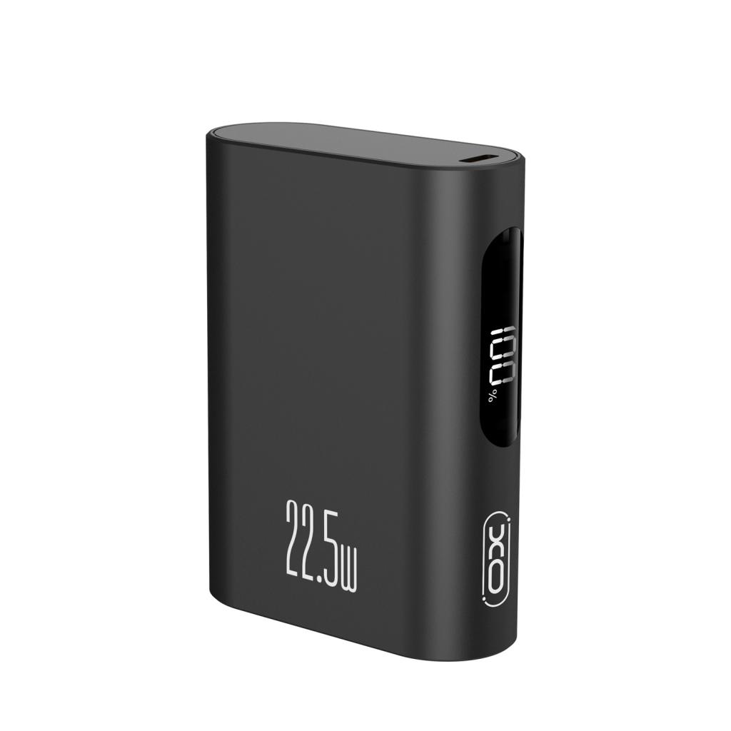 XO PR155 Mini Steel Power Bank – 10000mAh Fast Charger