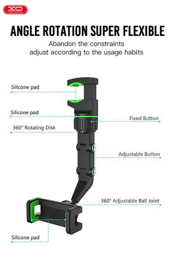 XO C107 car rearview mirror multifunctional rotatable Holder