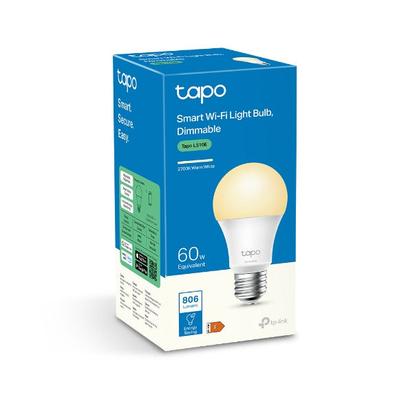 Tapo L510E Smart Bulb | Dimmable Wi-Fi Light with App