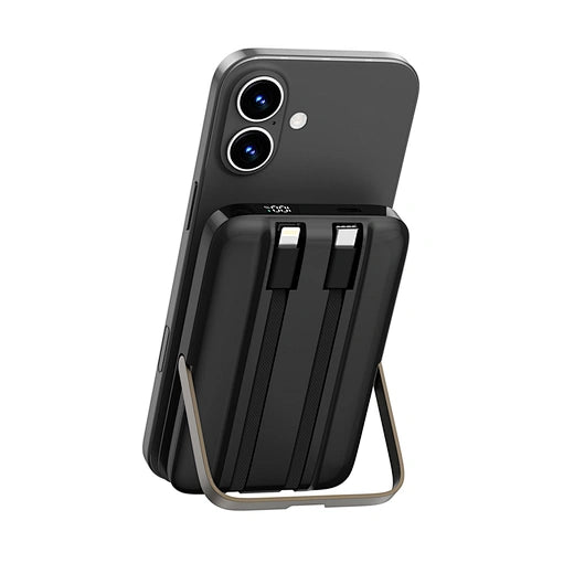 WiWU Pioneer 5-in-1 Power Bank 10000mAh - 15W Magnetic Charging