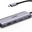 UGREEN USB-C Hub with HDMI, USB, TF/SD & PD – Space Gray