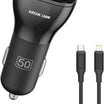 Green Lion 50W Car Charger + C to Lightning Cable | Dual Port