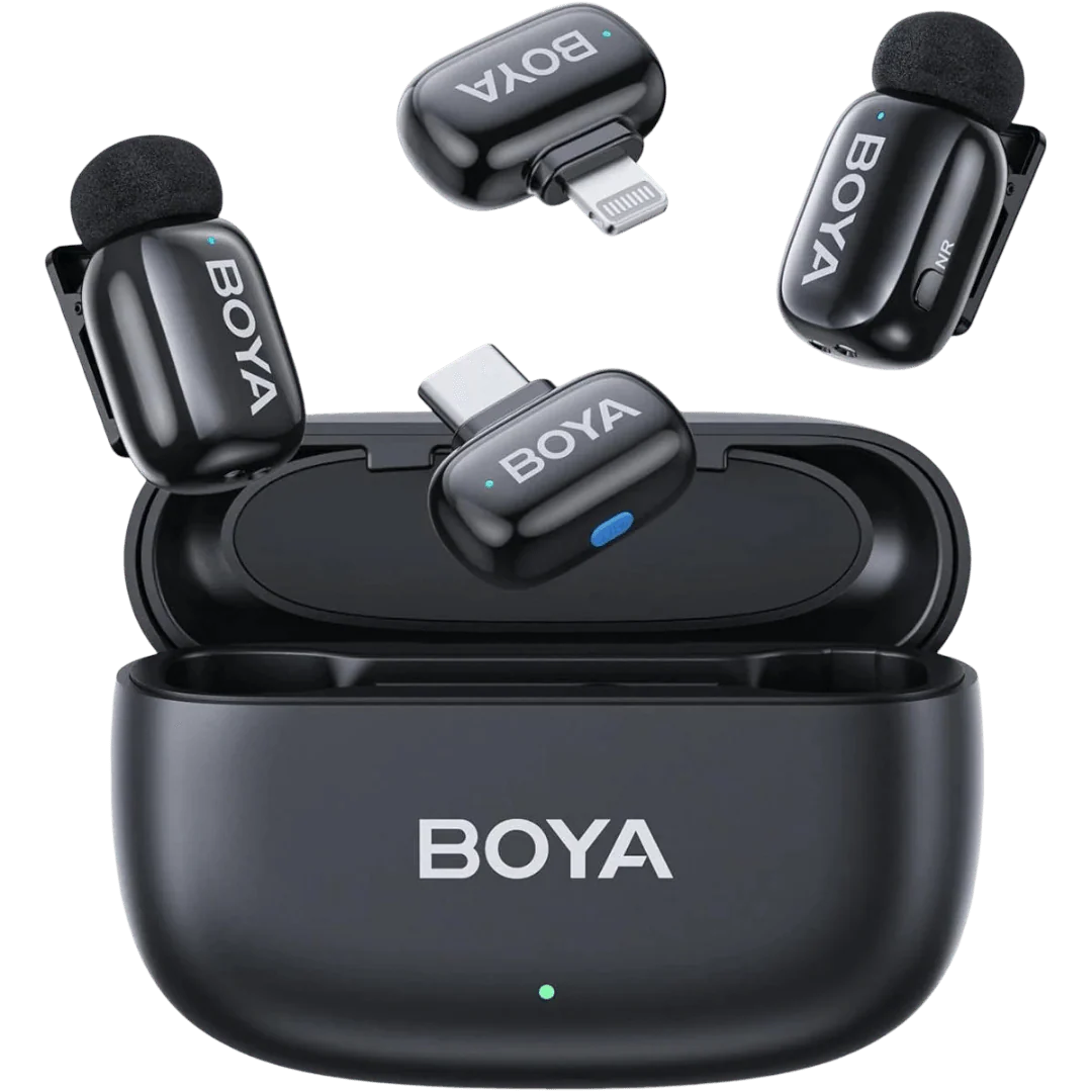 BOYA Mini 12 Dual Wireless Microphone | Type-C & Lightning