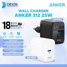 Anker 312 Charger 25W Fast & Safe Charging - White