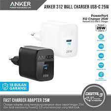 Anker 312 Charger 25W Fast & Safe Charging - White