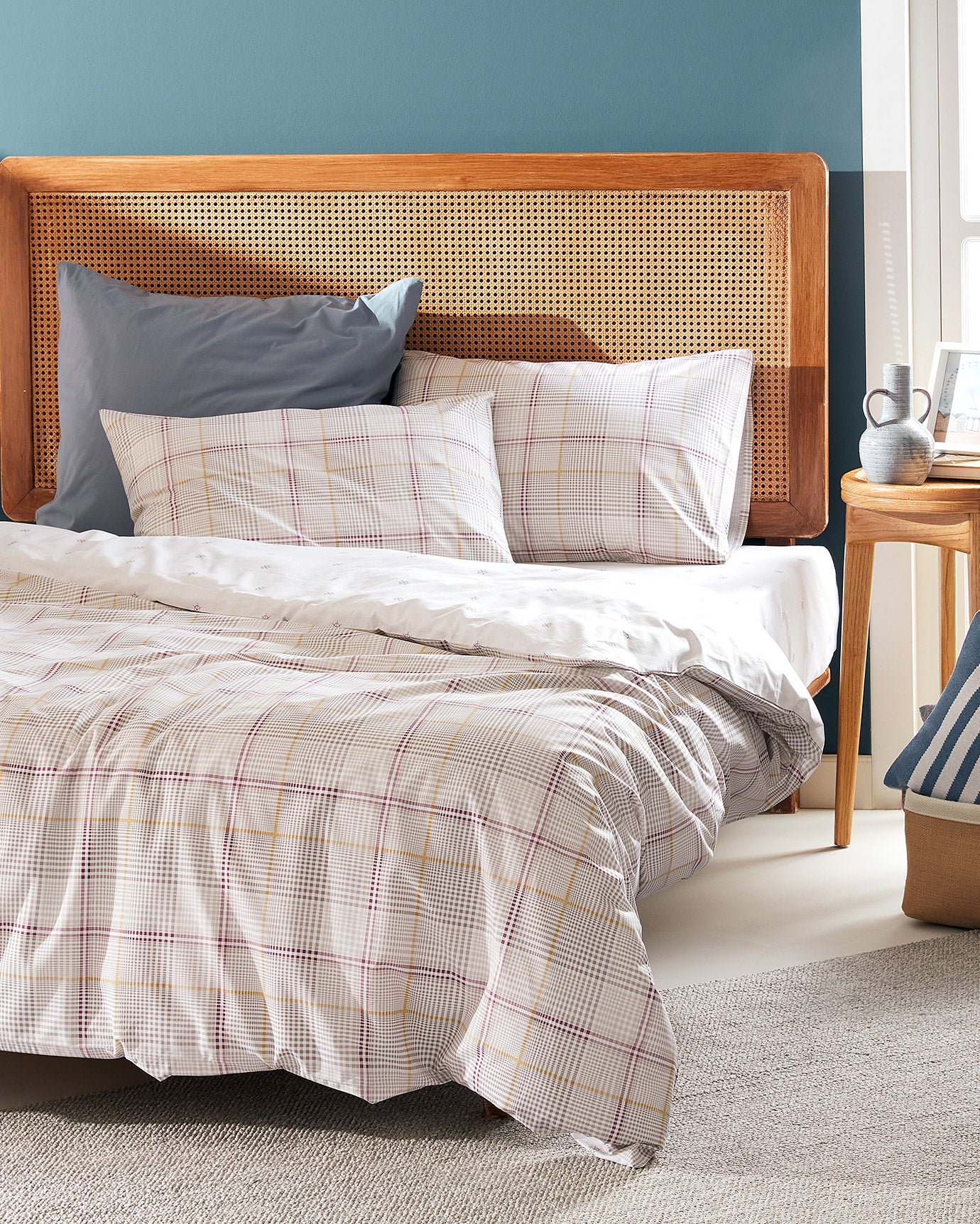 Fontaine King Size Fitted Duvet Cover Set - Ranforce Patterned - Madame Coco JO