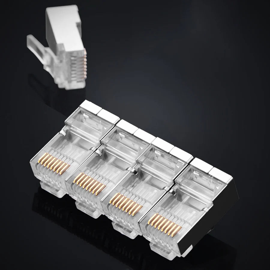 UGREEN CAT6 Shielded RJ45 Crystal Head 50-Pack – Model 50247