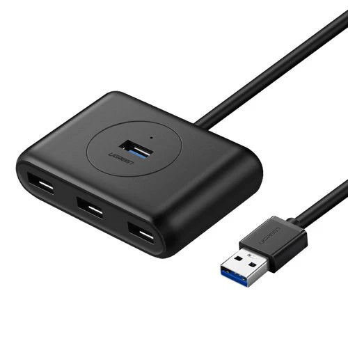 UGREEN 4-Port USB 3.0 Hub (0.5m, Black) – Model 20290