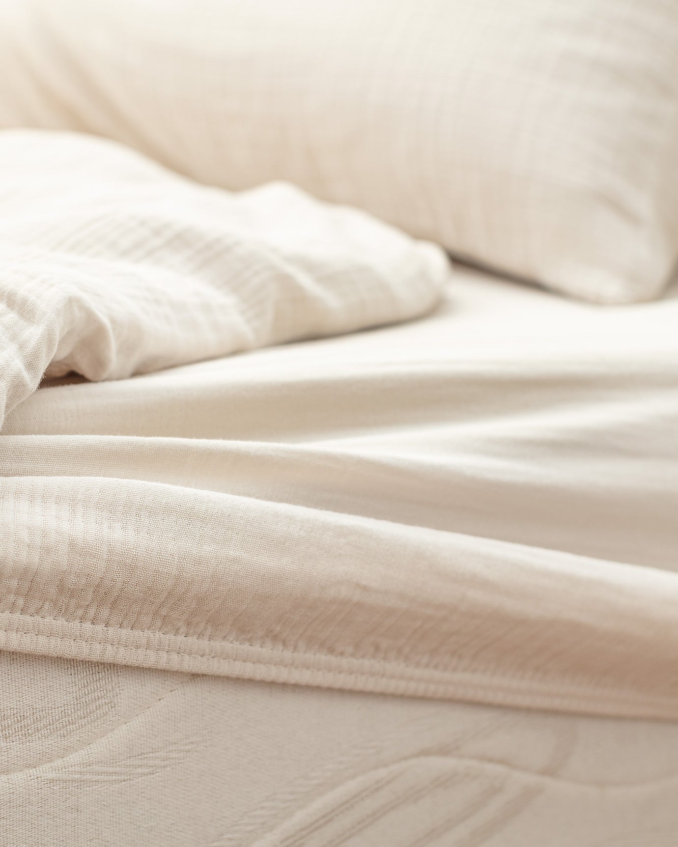 Marla Muslin Superking Size Duvet Cover Set - Fitted - Madame Coco JO