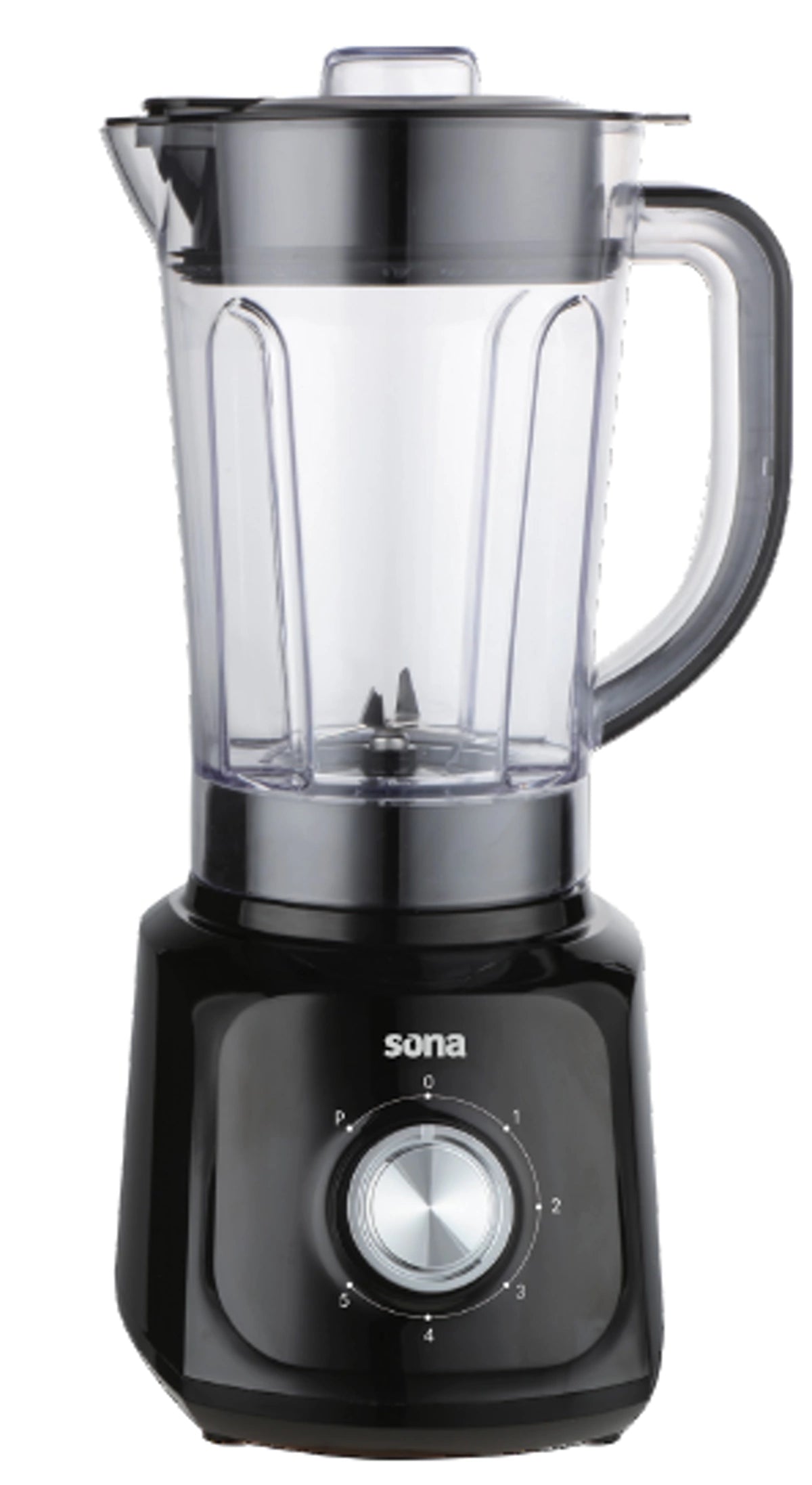 Sona 600W Blender 1.5L – 5 Speeds + Pulse & Coffee Grinder