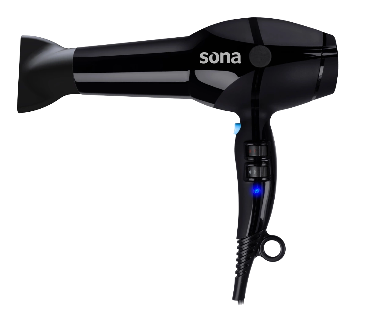 Sona Hair Dryer 2400W with 2 Speeds 3 Heat Settings and Ionic Technology