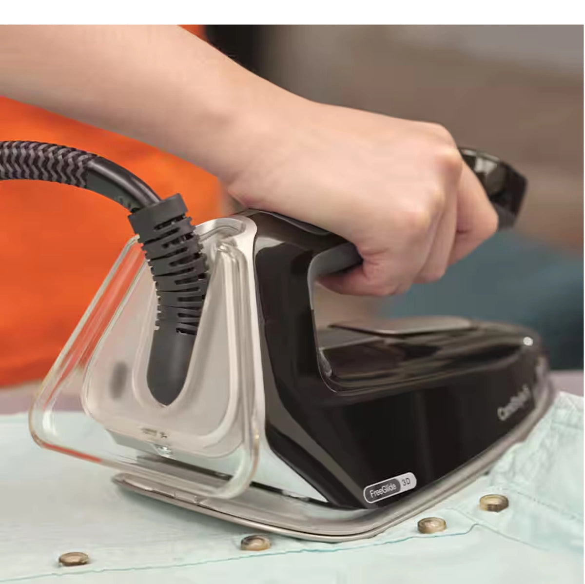 Braun CareStyle 5 Steam Generator Iron 2400W 2L 7.5 Bar FreeGlide 3D PowerSteam Technology – Black (IS5249BK)