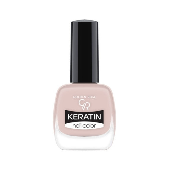 Golden Rose Keratin Nail Color 10 – Elegant & Strengthening Polish