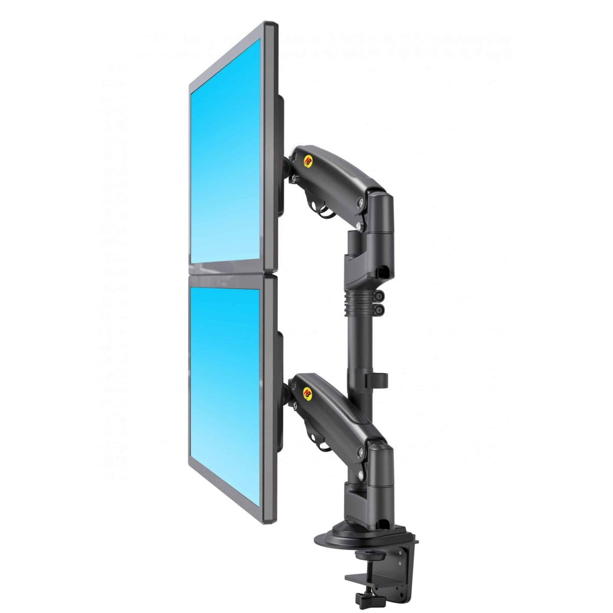 North Bayou H180 Ergonomic Gas-Spring Desk Mount 17"-27"