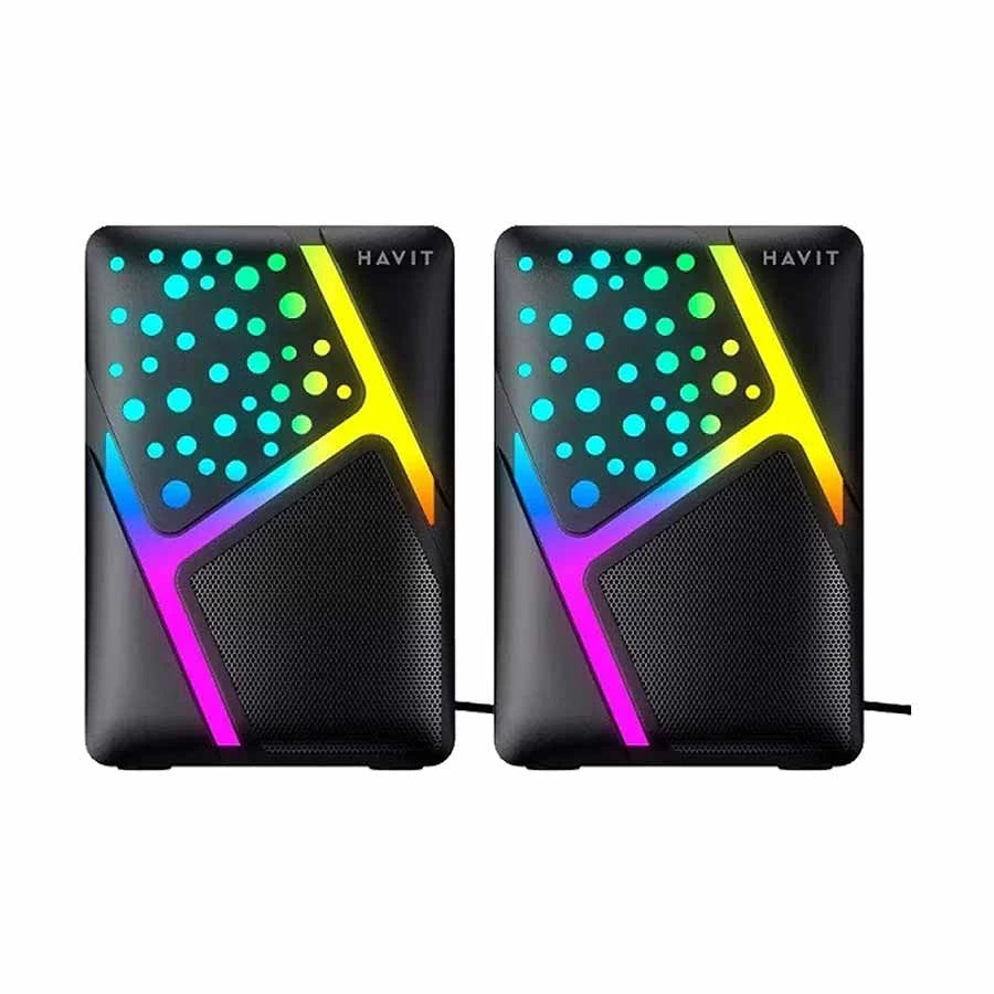 Havit HV-SK763 2.0 RGB USB Speakers – Clear Stereo Sound