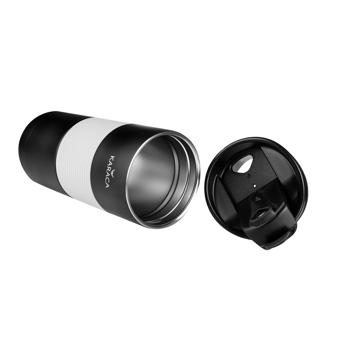 KARACA Zenix Black Thermos 430ml – Sleek & Practical