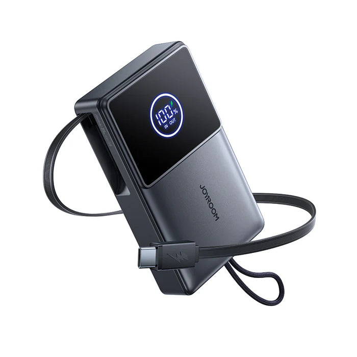 JOYROOM JR-PR1 10000mAh Mini Power Bank w/ Built-in Cable