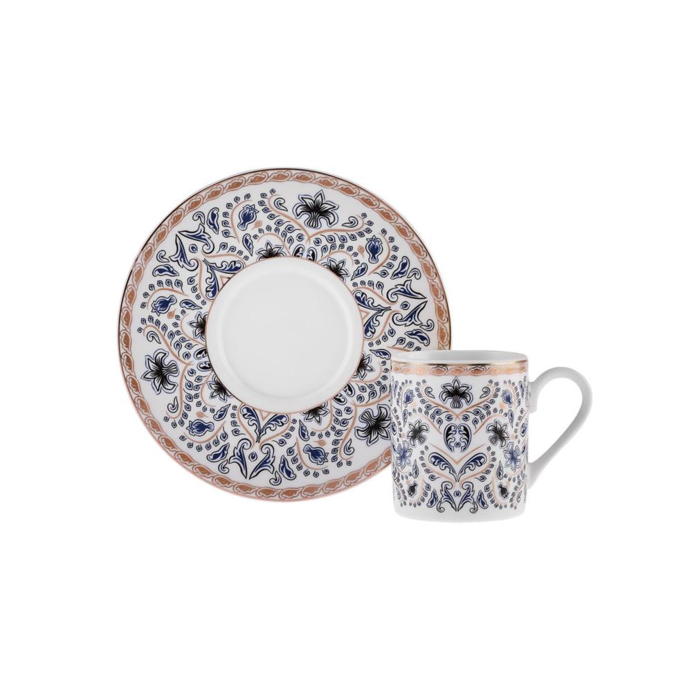 KARACA DELFT BLUE Coffee Cup Set of 6 – Artistic Charm