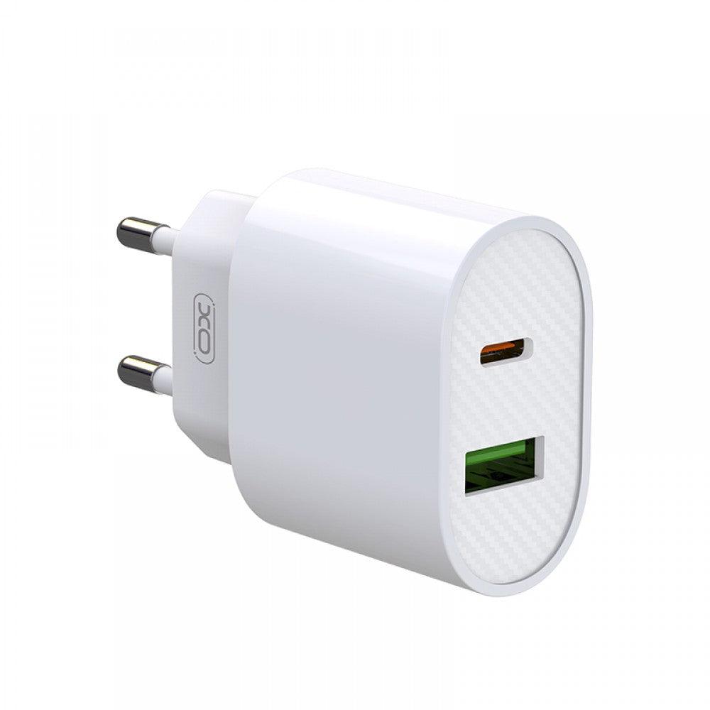 XO L81A EU PD20W+QC3.0 18W dual USB single port fast charger Single port