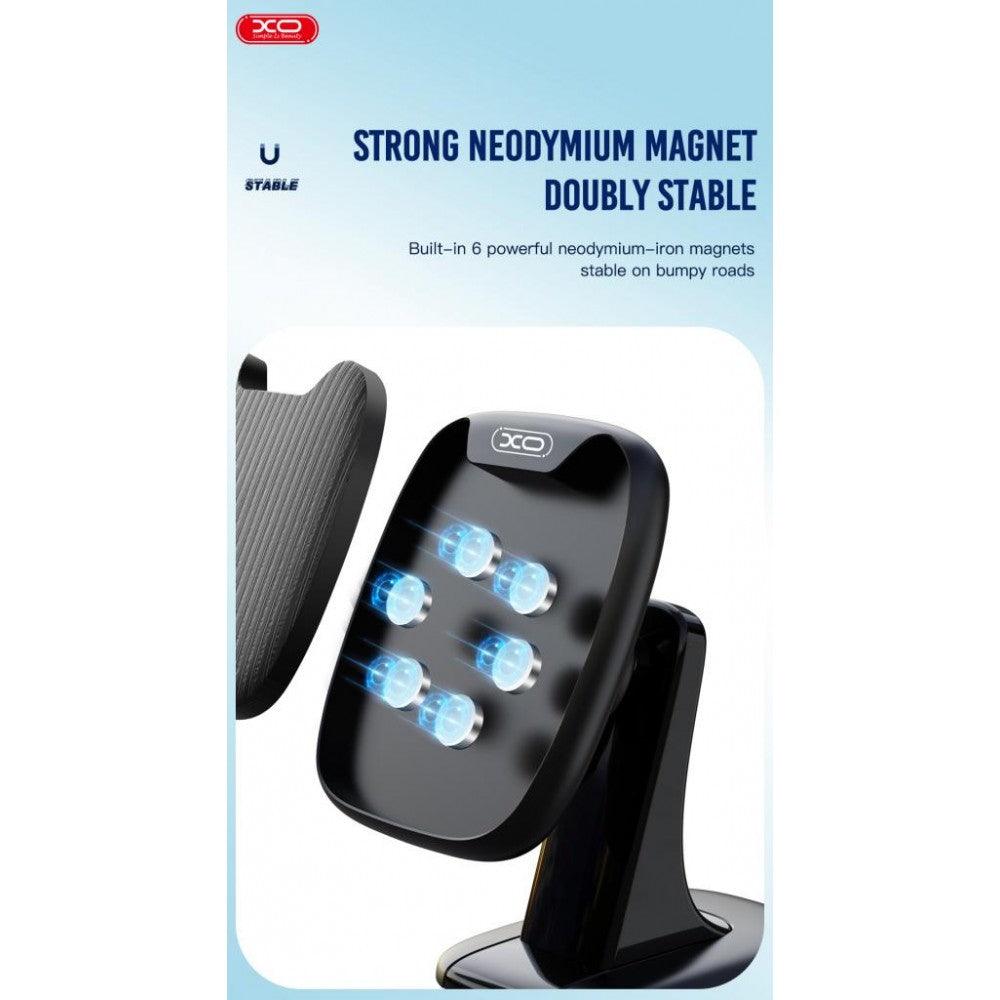 XO C98A Magnetic mobile phone holder in car center console