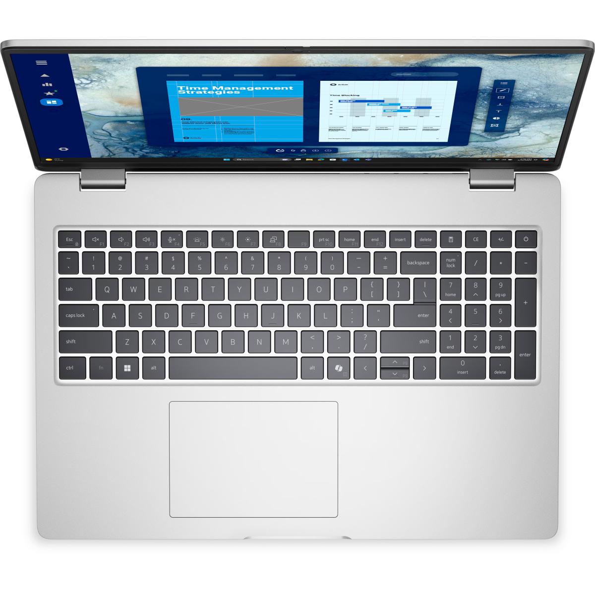 Dell Pro 16 Laptop - 16" FHD+ IPS, Intel Core Ultra 7 255U, 16GB DDR5, 512GB SSD - Platinum Silver