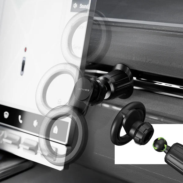 Lenyes CR183 M-safe Magnetic 360° Rotating Car Phone Holder