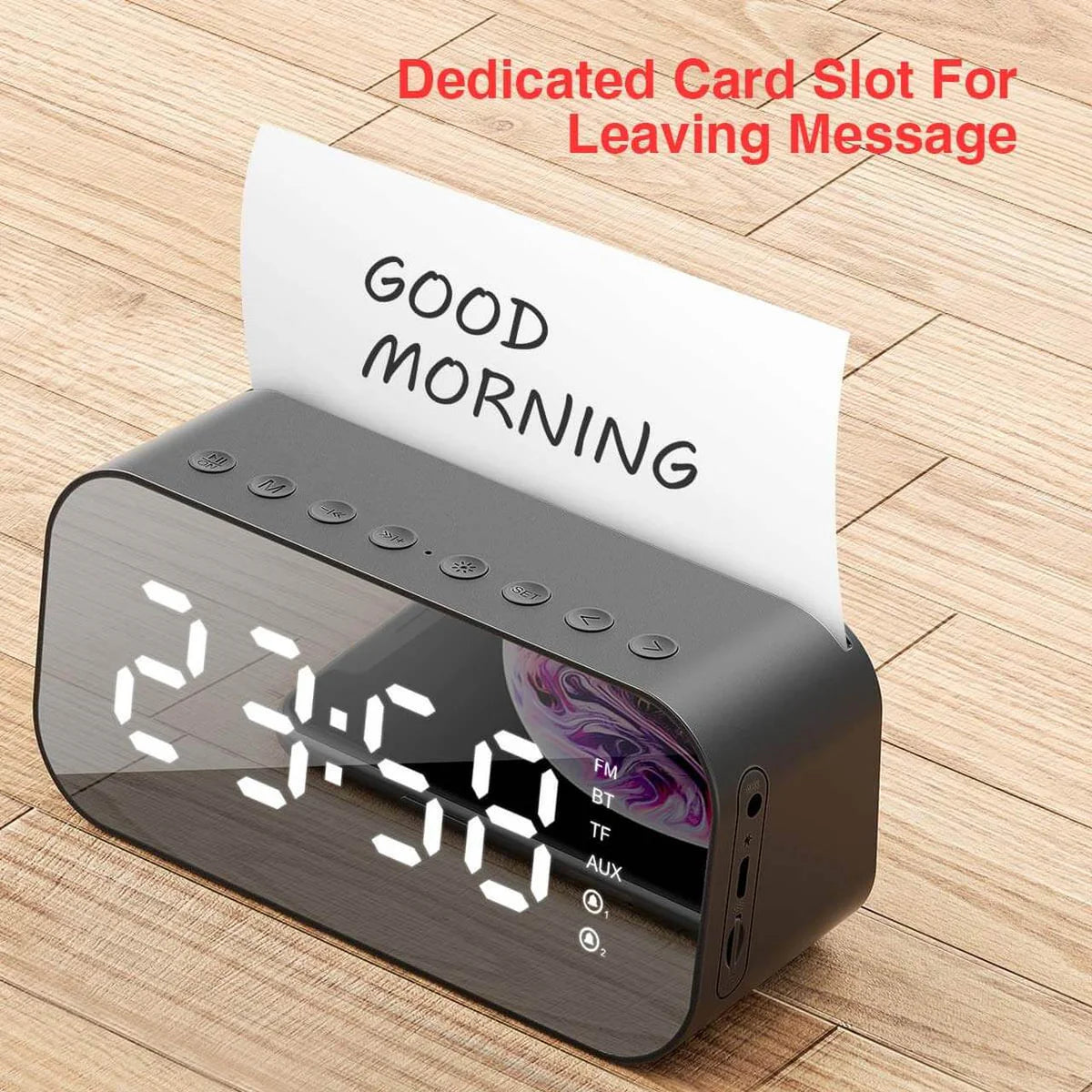 HAVIT M3 Bluetooth Speaker & Alarm Clock – All-in-One Design